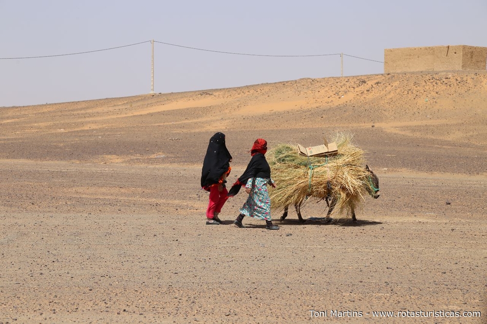 Pastoras do deserto de Merzouga