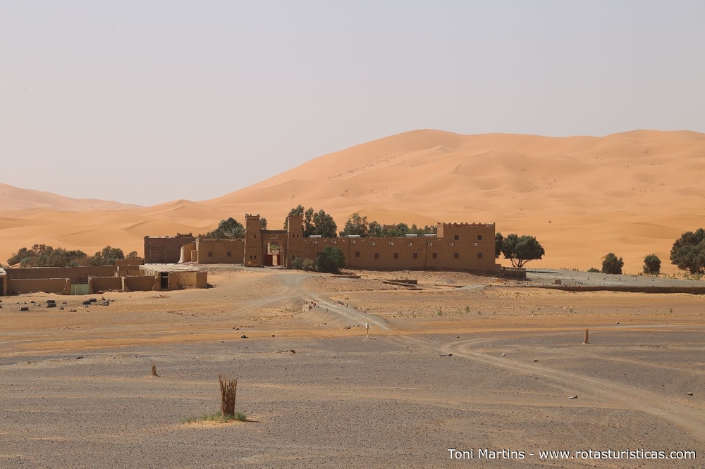 Algures no deserto de Merzouga