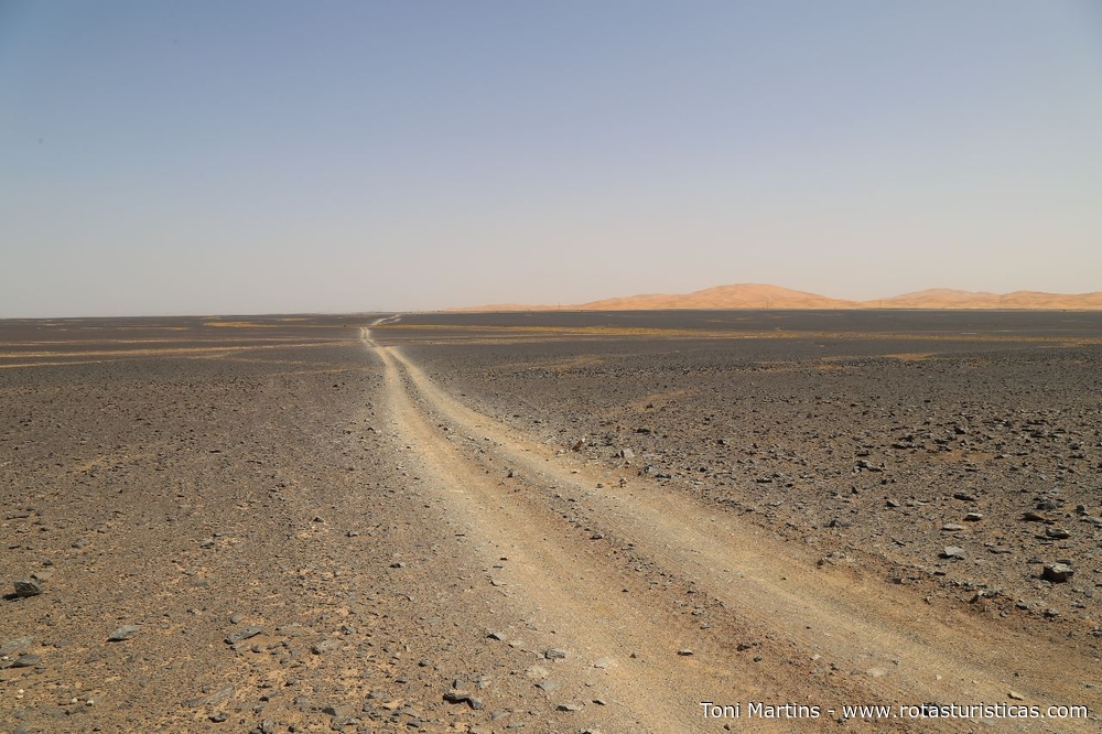 Algures no deserto de Merzouga
