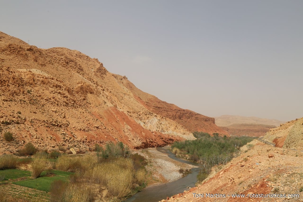 Paisagens do interior de Marrocos