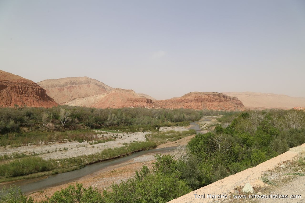 Paisagens do Vale das Rosas, Marrocos