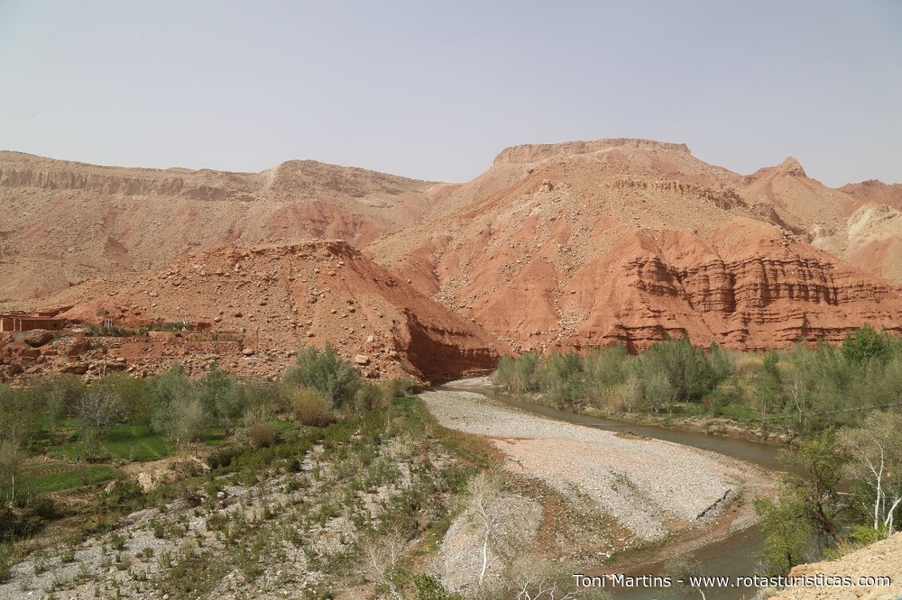 Paisagens do Vale das Rosas, Marrocos