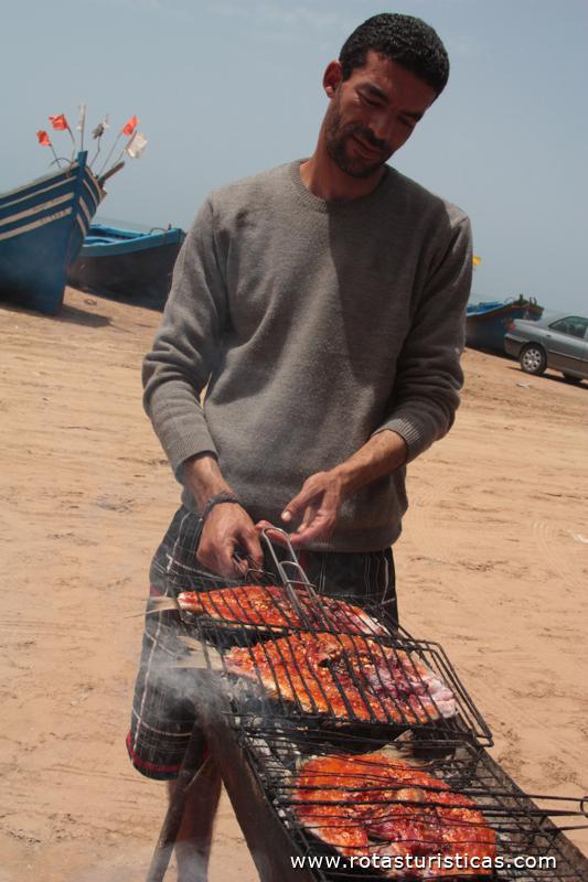 Peixe Grelhado na Colónia de Pescadores de Tafedna