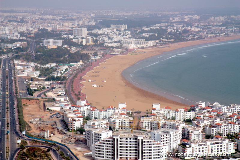 Agadir Visto a Partir do Forte