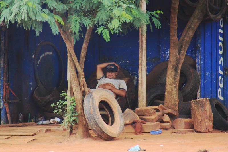 La vida tranquila en el interior de Paraguay