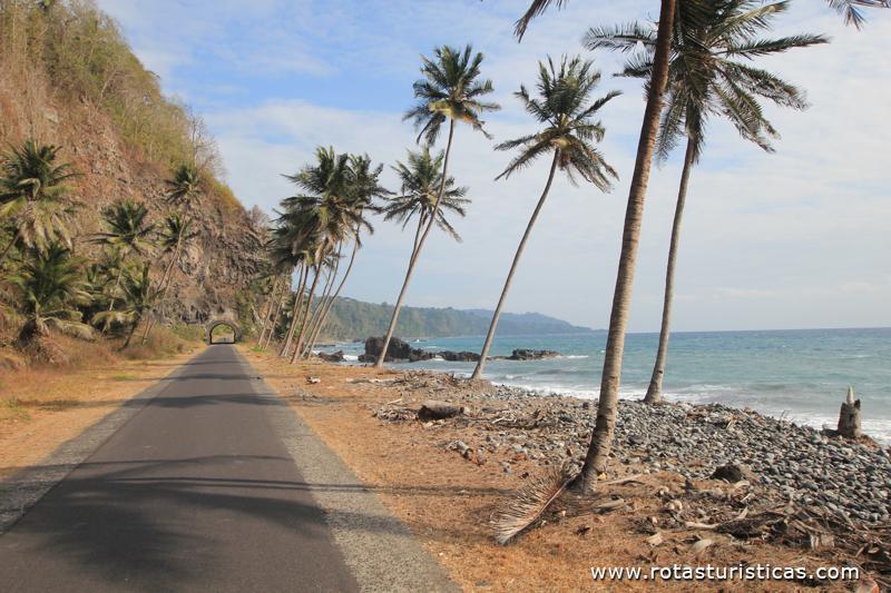 Paisagens da Costa Ocidental de São Tomé, Tunel