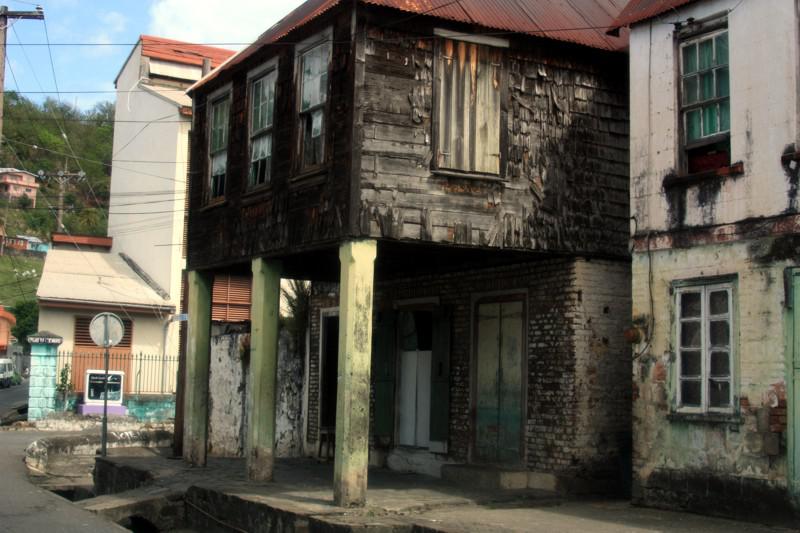 Uma das casas mais antigas de Kingstown