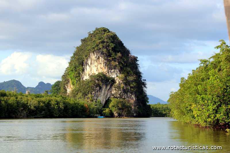Icones da cidade de Krabi - os dois rochedos (Krabi/Tailand)