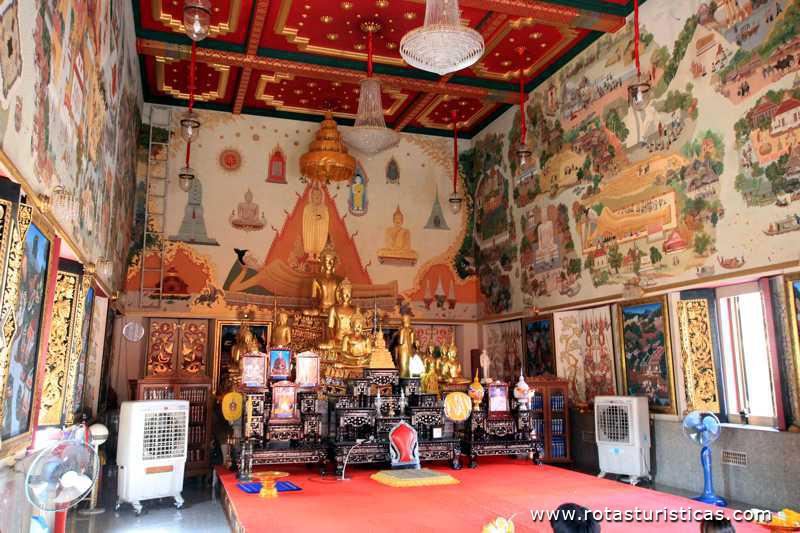 Interior do templo do grande Buda  (Bangkok/Thailand)
