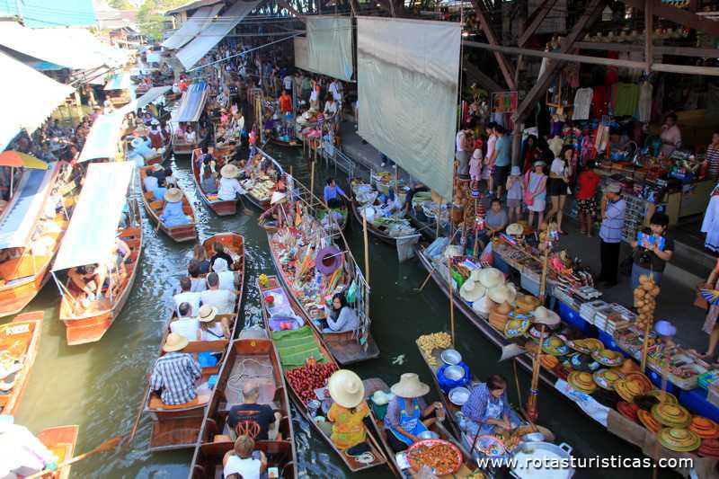 Mercado Flutuante / Floating Market (Bangkok/Thailand)