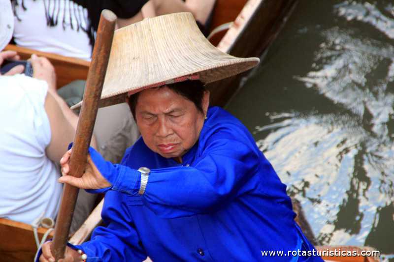 Mercado Flutuante / Floating Market (Bangkok/Thailand)