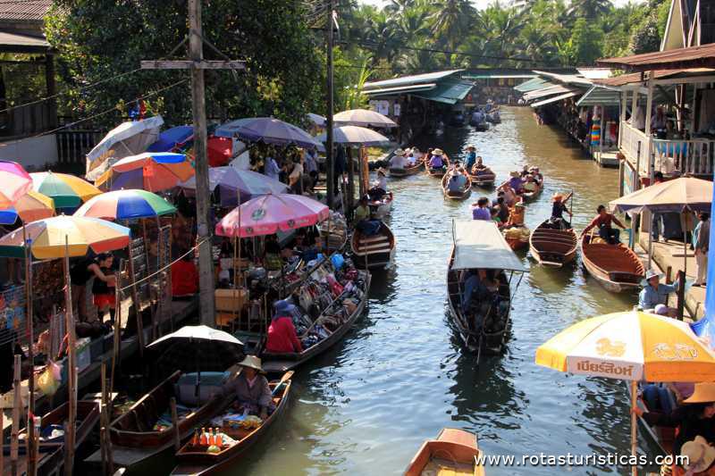 Mercado Flutuante / Floating Market (Bangkok/Thailand)