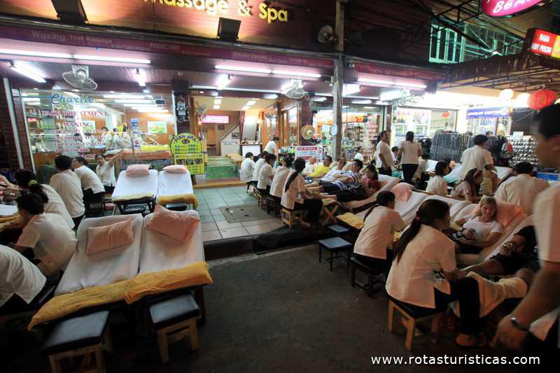 Na Tailandia os centros de massagem é um lugar a não perder