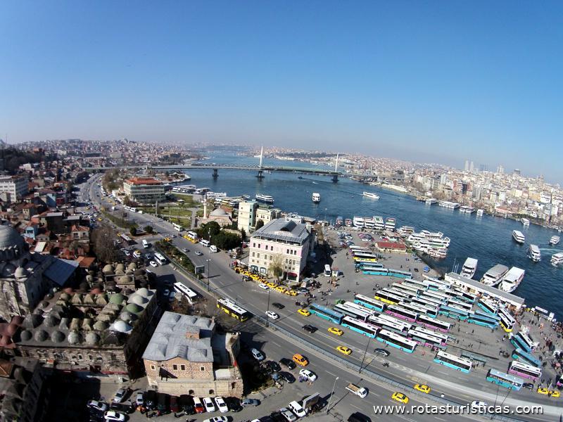 Vista aérea de Istanbul, Turkey