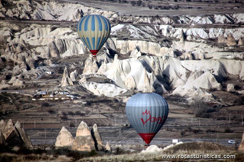 Passeio de balão, Capadócia, Göreme,Turkey
