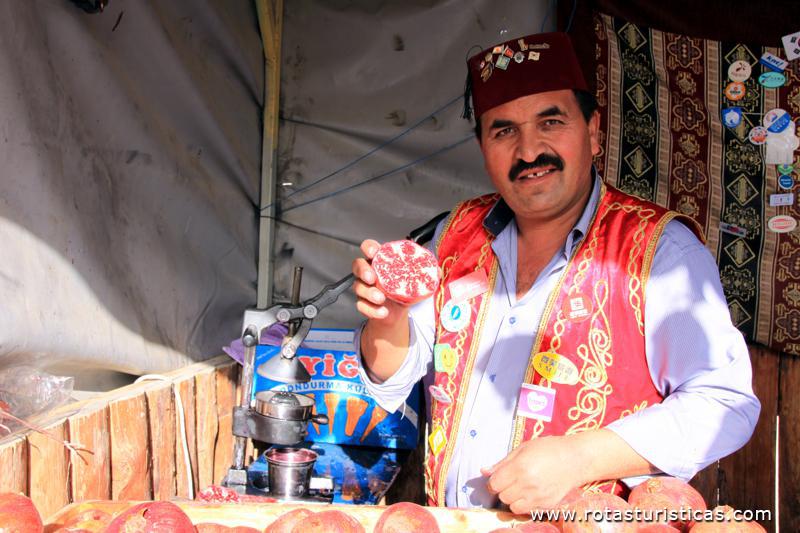 Vendedor de suco de romã, Capadócia, Göreme,Turkey