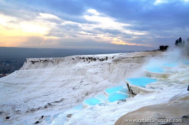 Hierapólis, Castelo de algodão, Termas de Pamukkale
