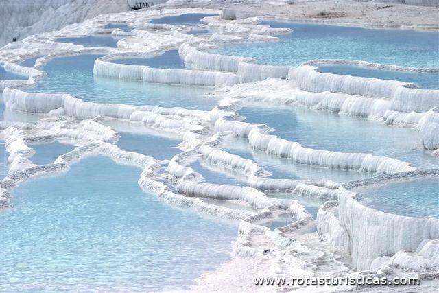 Hierapólis, Castelo de algodão, Termas de Pamukkale