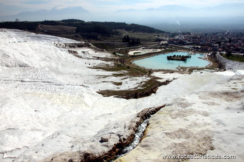 Hierapólis, Castelo de algodão, Termas de Pamukkale