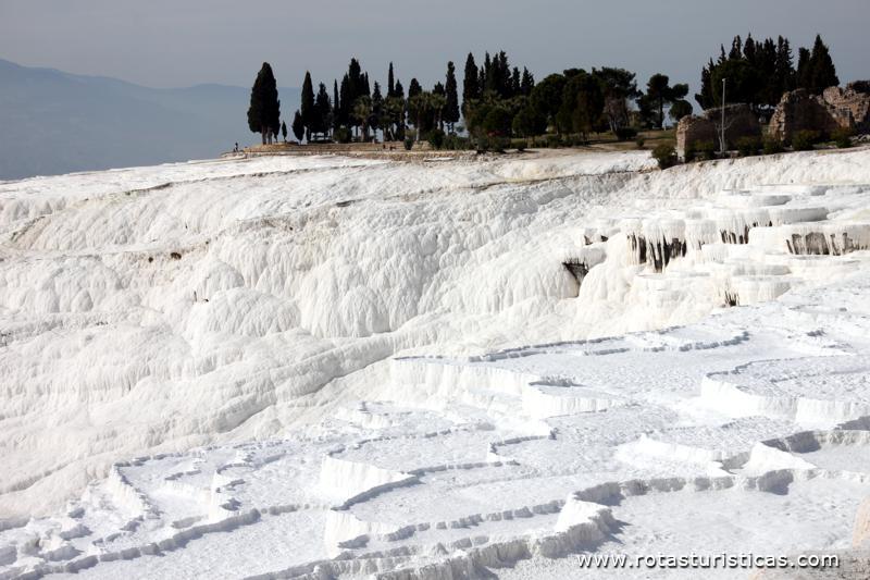 Hierapólis, Castelo de algodão, Termas de Pamukkale