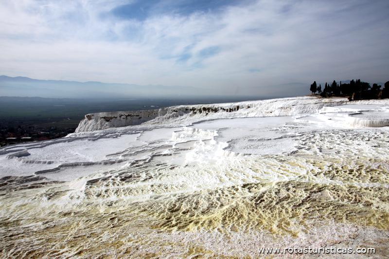 Hierapólis, Castelo de algodão, Termas de Pamukkale