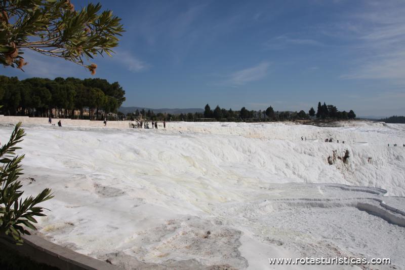 Hierapólis, Castelo de algodão, Termas de Pamukkale