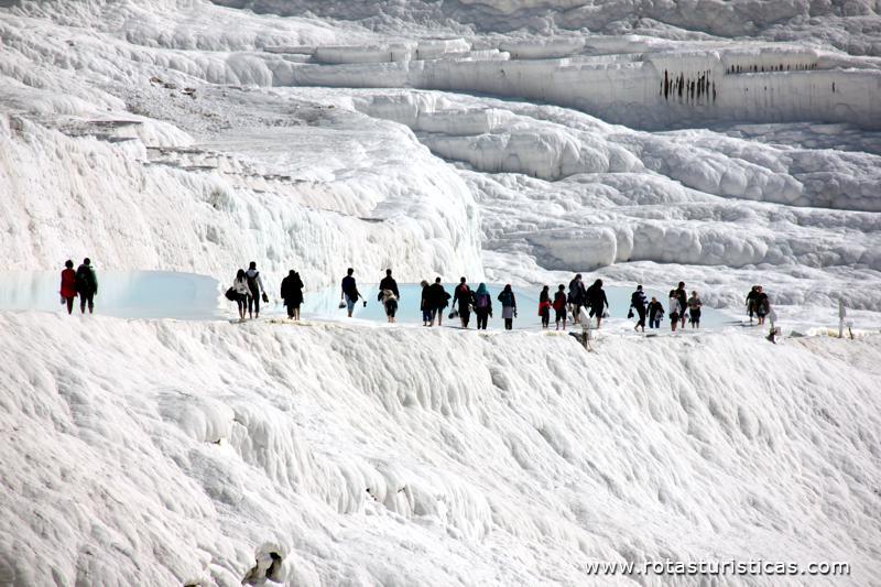 Hierapólis, Castelo de algodão, Termas de Pamukkale