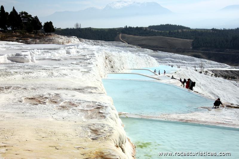 Hierapólis, Castelo de algodão, Termas de Pamukkale