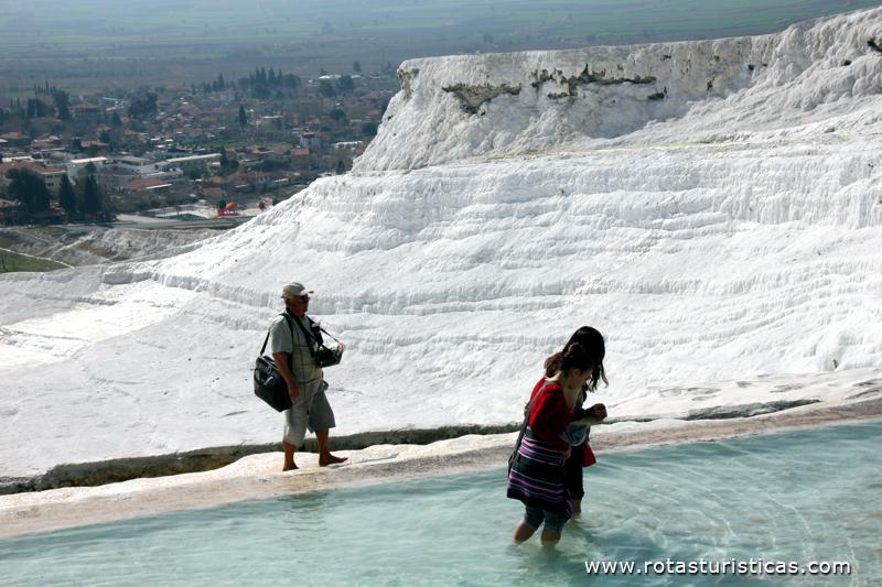 Hierapólis, Castelo de algodão, Termas de Pamukkale