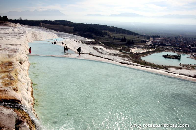 Hierapólis, Castelo de algodão, Termas de Pamukkale