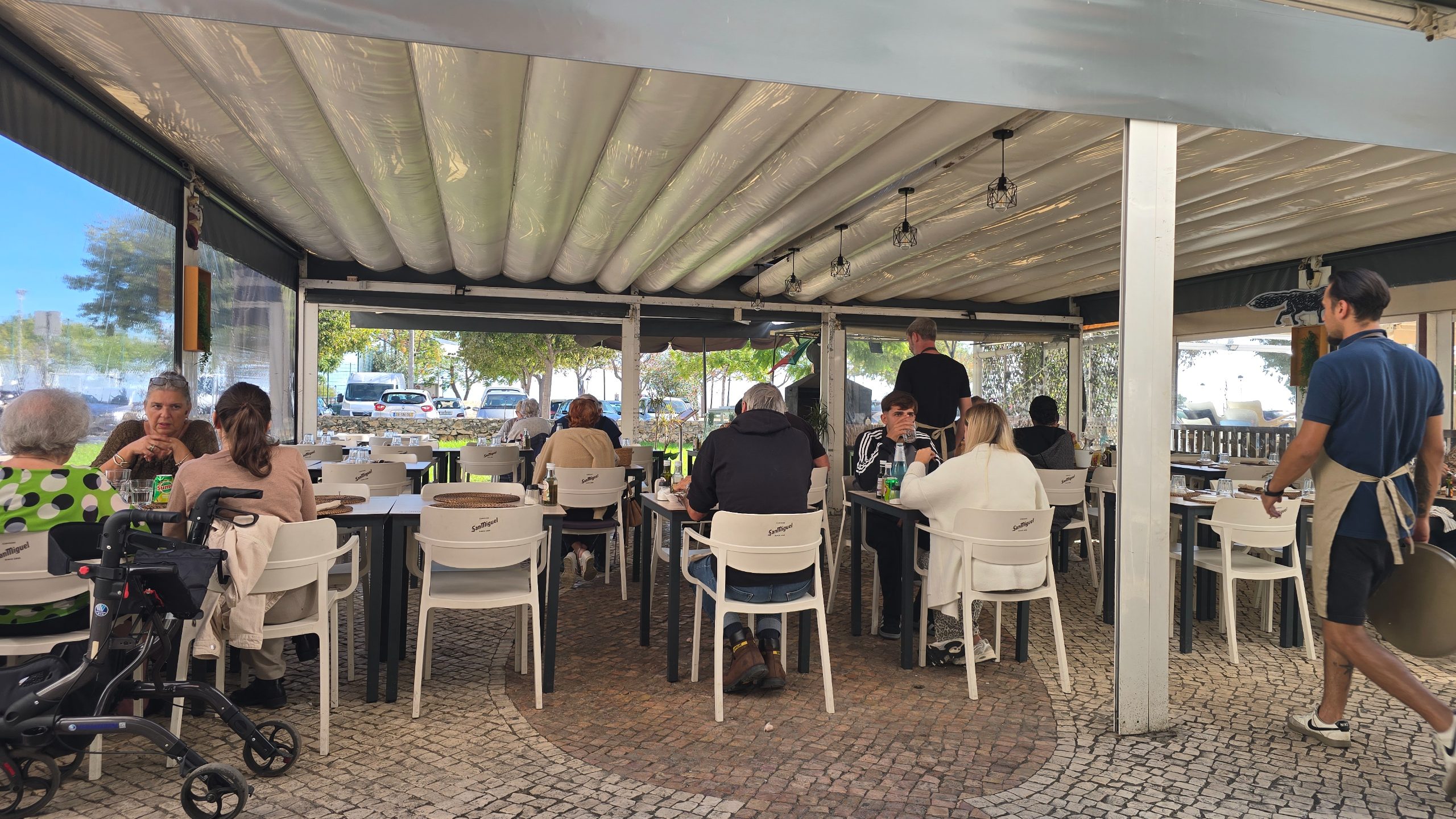 Almoçando no Trevo na Fuseta