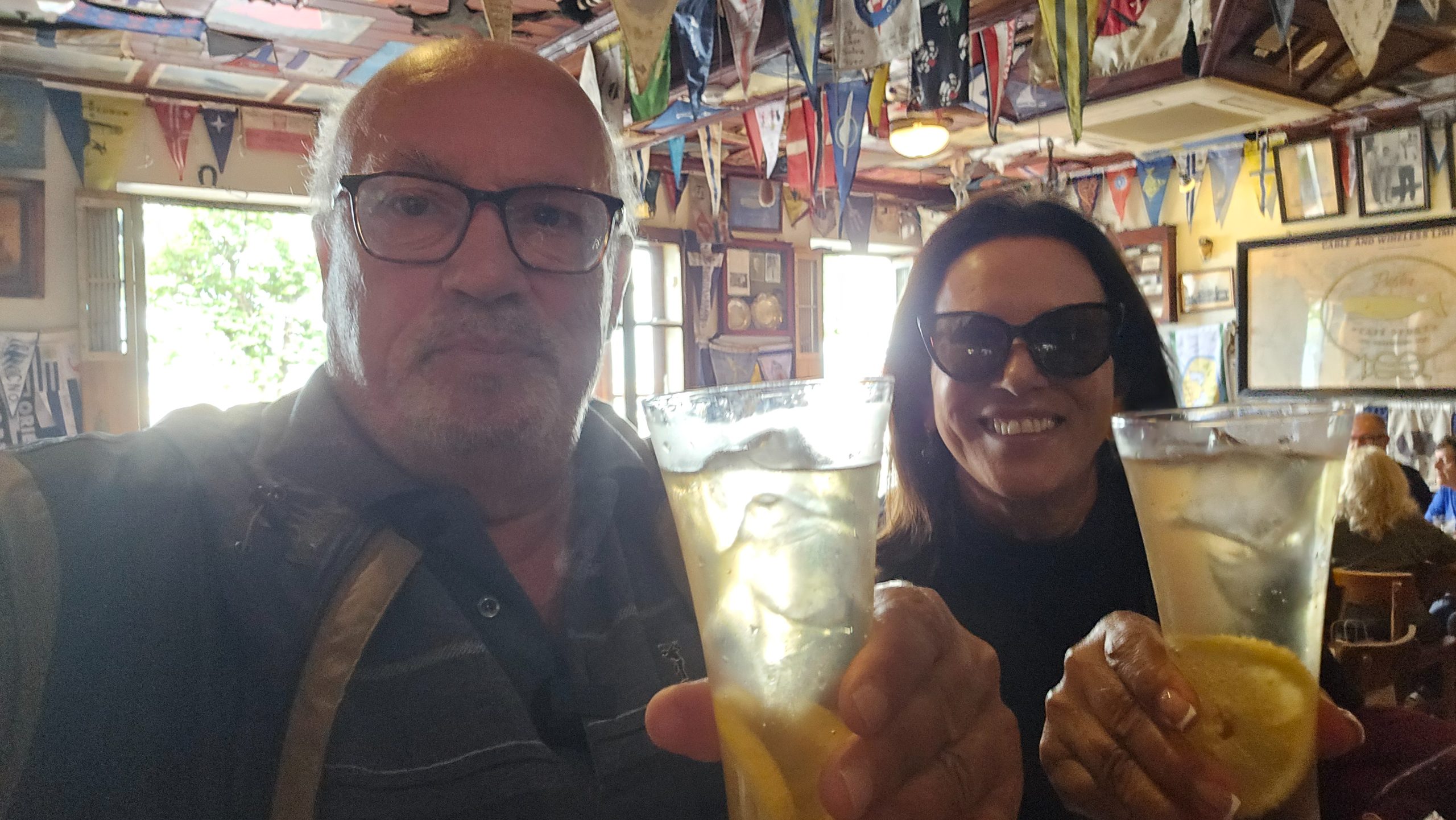 Fomos jantar ao Peter´s bar no Faial