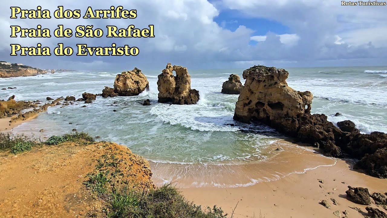 Praias de Albufeira - Arrifes - São Rafael - Evaristo (4K)